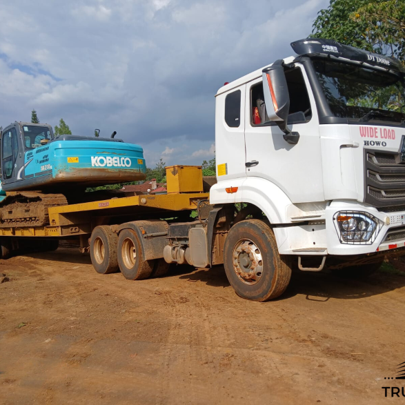 Low-loader in Motion (2)